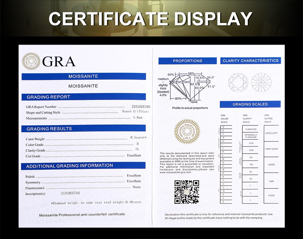 S925 VVS1 Moissanite Analog Watch