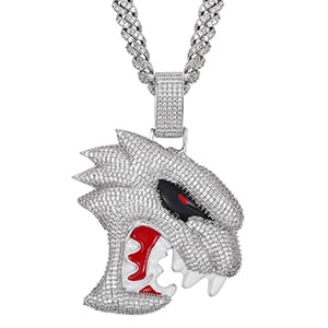 S925 Moissanite Hellcat Pendant