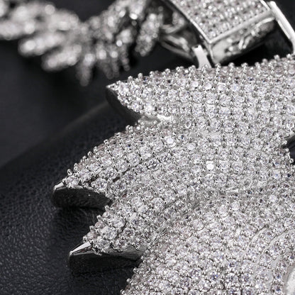 S925 Moissanite Hellcat Pendant