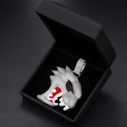 S925 Moissanite Hellcat Pendant