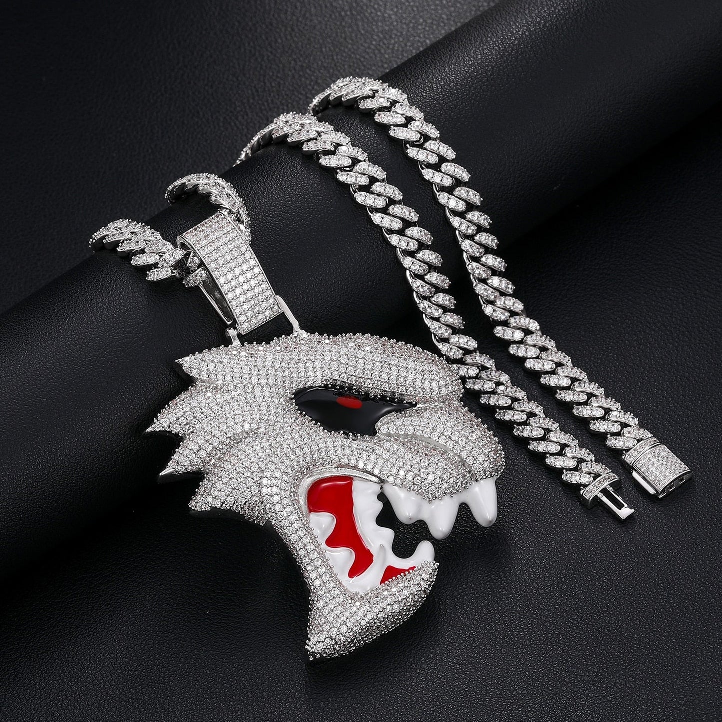 S925 Moissanite Hellcat Pendant