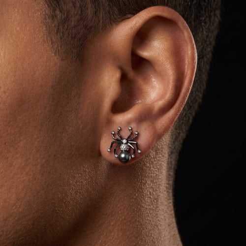 S925 Moissanite Spider Earrings