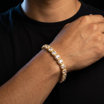 10mm S925 Moissanite Glacier Tennis Bracelet