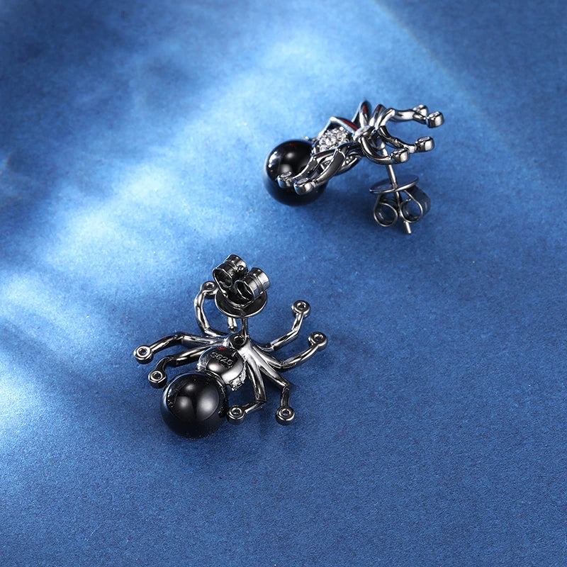 S925 Moissanite Spider Earrings