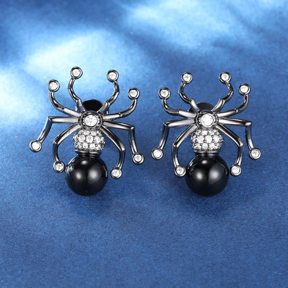 S925 Moissanite Spider Earrings