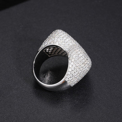 S925 Moissanite Heart Ring