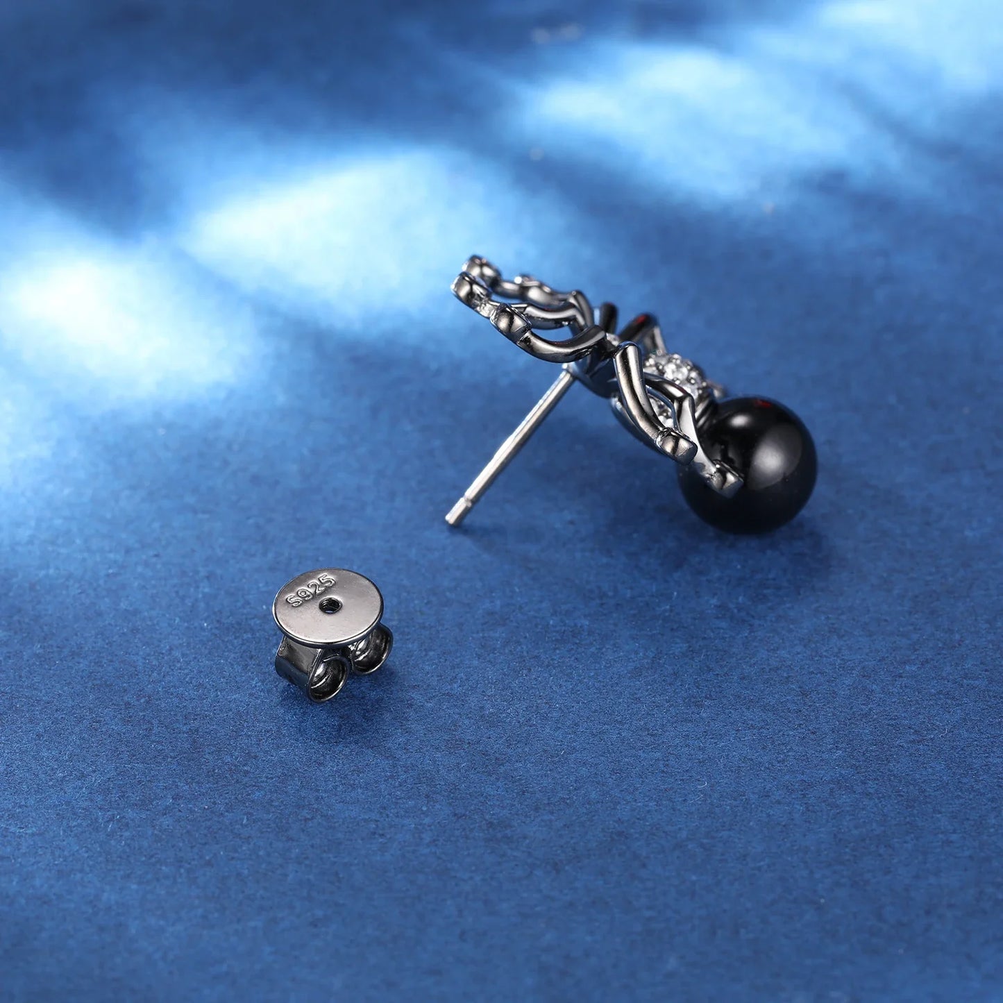 S925 Moissanite Spider Earrings