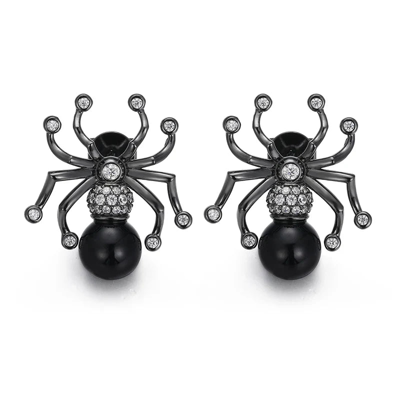 S925 Moissanite Spider Earrings