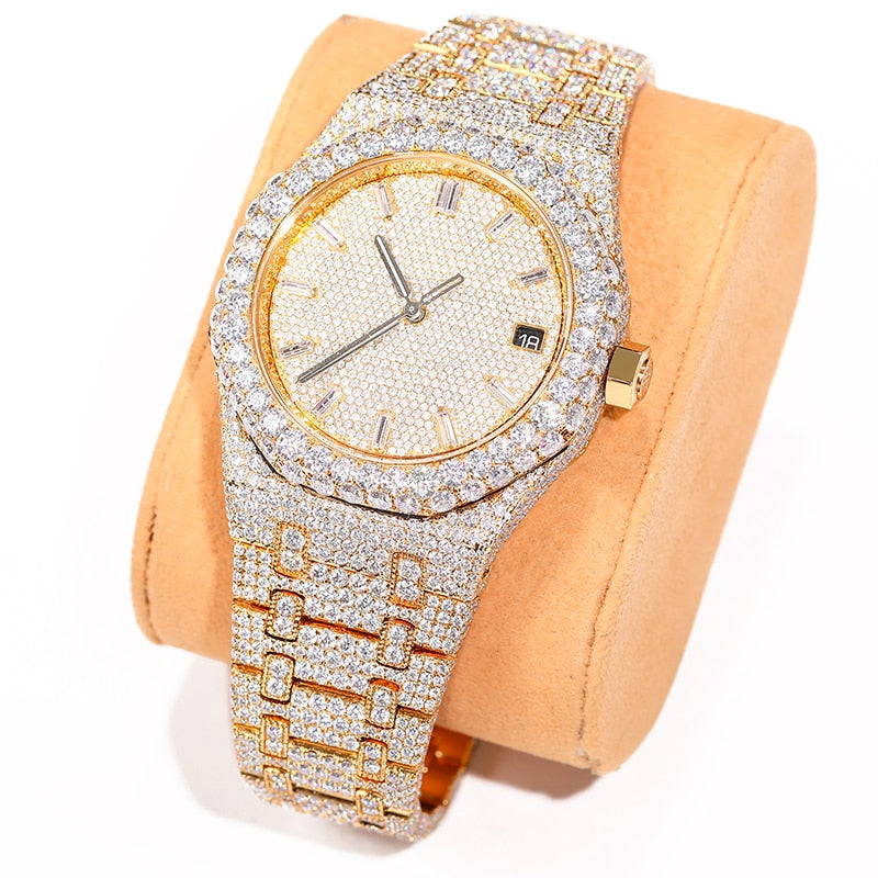 S925 VVS1 Moissanite Presidential Watch